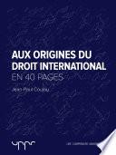 Aux origines du droit international