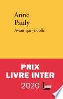 Avant que j'oublie