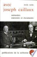 Avec Joseph Caillaux
