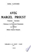Avec Marcel Proust