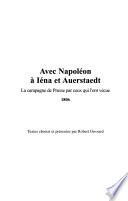 Avec Napoléon à Iéna et Auerstaedt