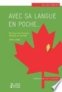 Avec sa langue en poche...