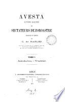Avesta, tr. par C. de Harlez