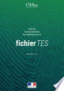 Avis du Conseil national du numérique sur le Fichier Tes (décembre 2016)
