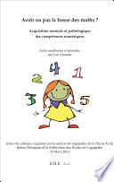 Avoir ou pas la bosse des maths?