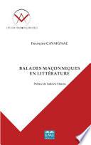 Balades maçonniques en littérature