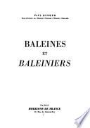 Baleines et baleiniers