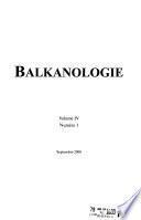 Balkanologie