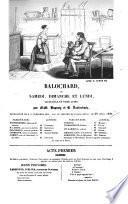 Balochard, ou samedi, dimanche et lundi