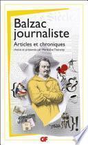 Balzac journaliste