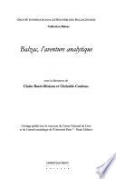 Balzac, l'aventure analytique
