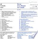 Bank of Canada Review May 1989