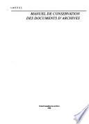 Basic Conservation of Archival Materials