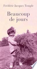 Beaucoup de jours