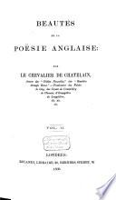 Beautés de la poësie anglaise