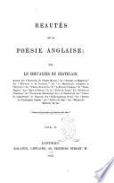 Beautés de la poësie anglaise par le chevalier de Chatelain