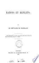 Beautés de la poësie anglaise [tr.] par le chevalier de Chatelain