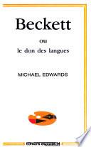 Beckett, ou, le don des langues