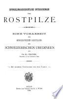 Beiträge zur Kryptogamenflora der Schweiz