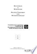 Belgisch tijdschrift voor Muziekwetenschap