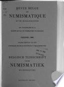 Belgisch tijdschrift voor numismatiek en zegelkunde