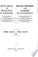 Belgisch tijdschrift voor philologie en geschiedenis