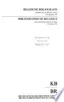 Belgische bibliografie