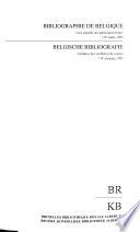 Belgische bibliografie
