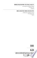 Belgische bibliografie