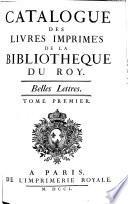 Belles Lettres