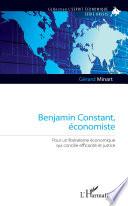 Benjamin Constant, économiste