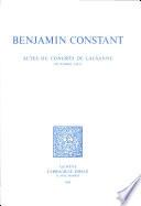 Benjamin Constant