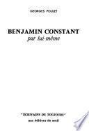 Benjamin Constant par lui-même