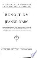 Benoît XV et Jeanne d'Arc