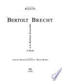 Bertolt Brecht et le Berliner Ensemble à Paris