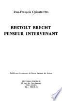 Bertolt Brecht, penseur intervenant