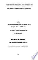 Bertrand de Jouvenel ou le libéral désenchanté