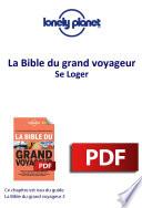 Bible du grand voyageur - Se Loger
