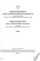 Bibliografìa della storia svizzera