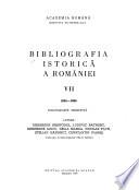 Bibliografia istorică a României: 1984-1989