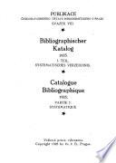 Bibliografický katalog