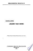 Bibliographia Belgica