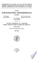 Bibliographia biotheoretica