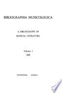 Bibliographia musicologia