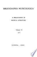Bibliographia musicologia