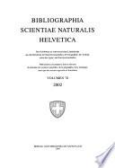 Bibliographia scientiae naturalis Helvetica