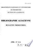 Bibliographie alsacienne