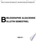 Bibliographie alsacienne