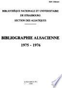 Bibliographie alsacienne