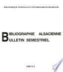 Bibliographie alsacienne